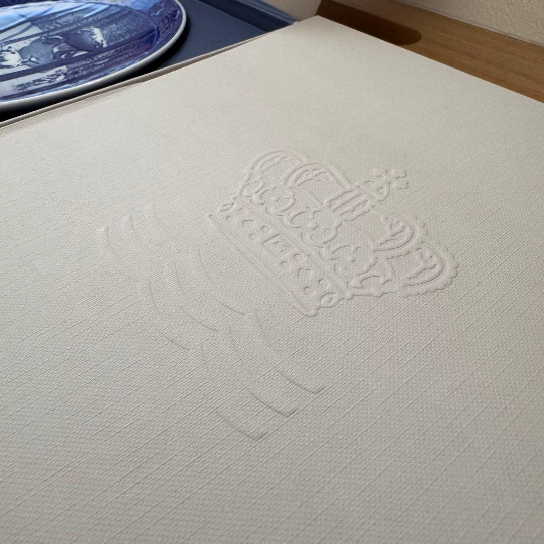 ロイヤルコペンハーゲン 2023年 イヤープレート 冬景色 未使用 箱・説明書付