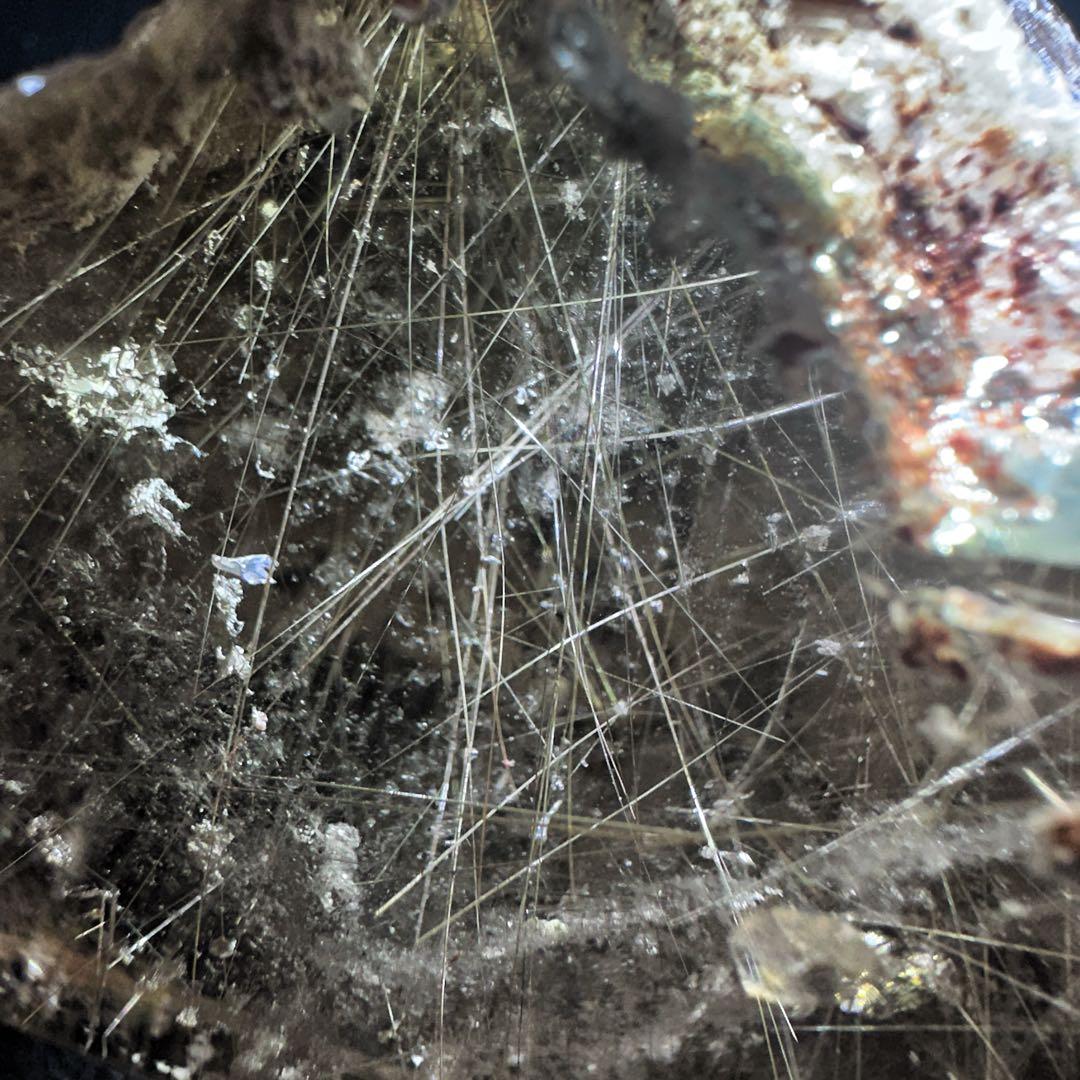 希少❗️別格高級品❗️虹入り☆スモーキー チルクォーツ&ガーデンクォーツA1102