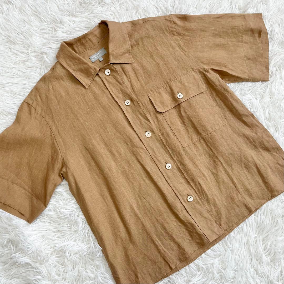【未使用級】 23SS マーガレットハウエル リネンシャツ 定価34100円