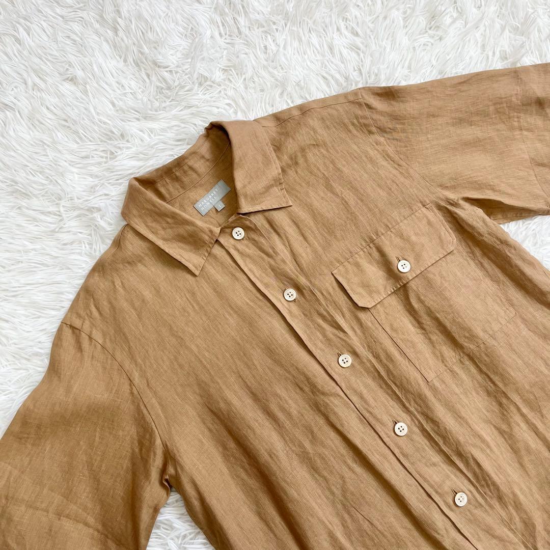 【未使用級】 23SS マーガレットハウエル リネンシャツ 定価34100円