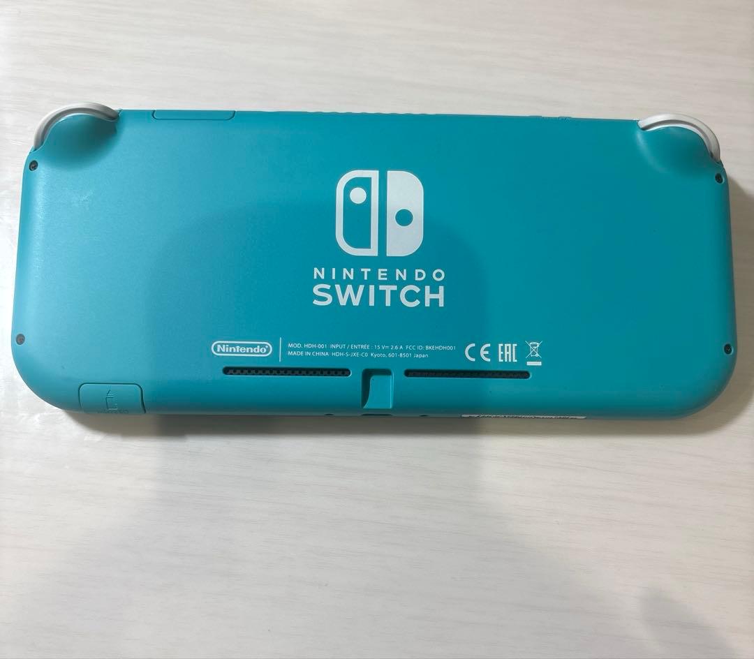 【大人気美品】Nintendo Switch Liteターコイズ(充電器付)