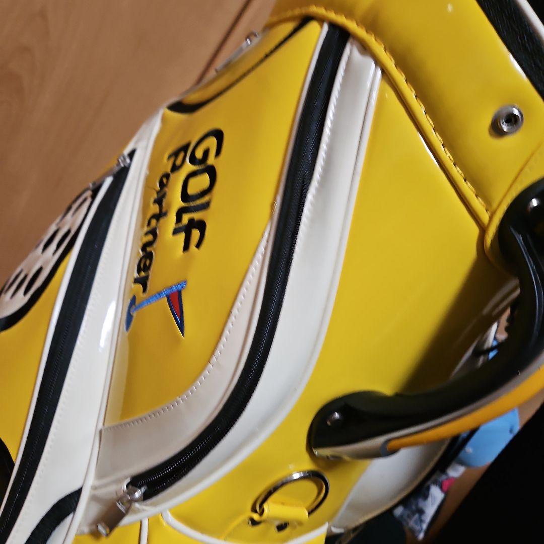 とみとむGOLF Partner キャディバッグ 黄色