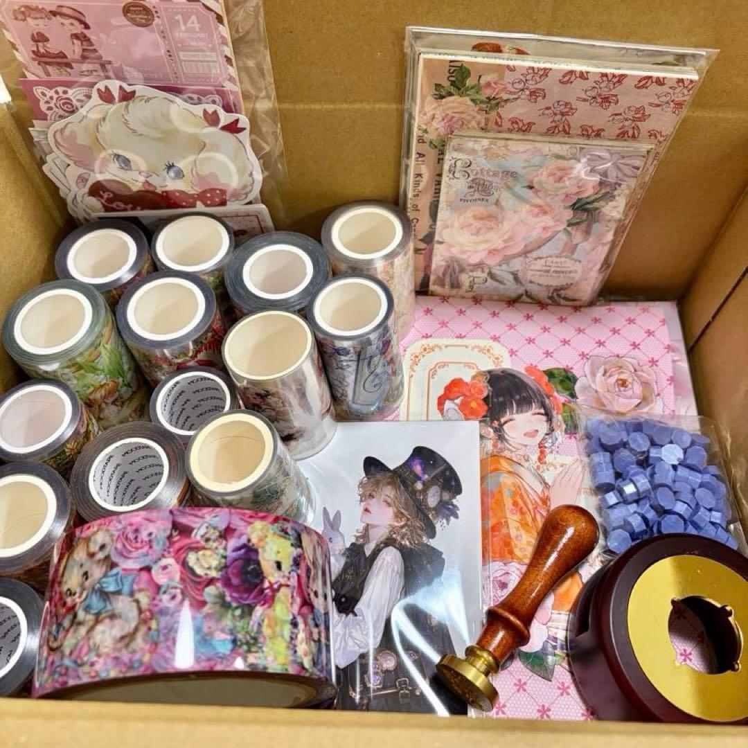 値下げ 海外マステ　コラージュ素材 デザインペーパーなど大量まとめ売り☆