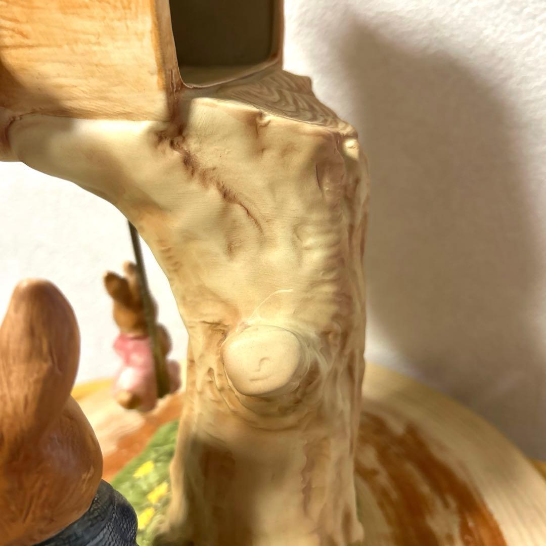 BelArt ベルアート ピーターラビット　振り子時計　陶器