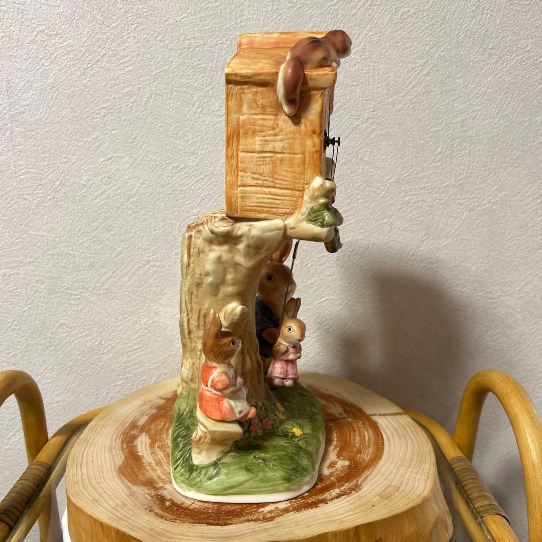 BelArt ベルアート ピーターラビット　振り子時計　陶器