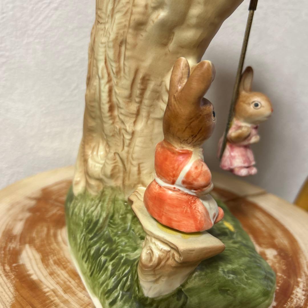 BelArt ベルアート ピーターラビット　振り子時計　陶器