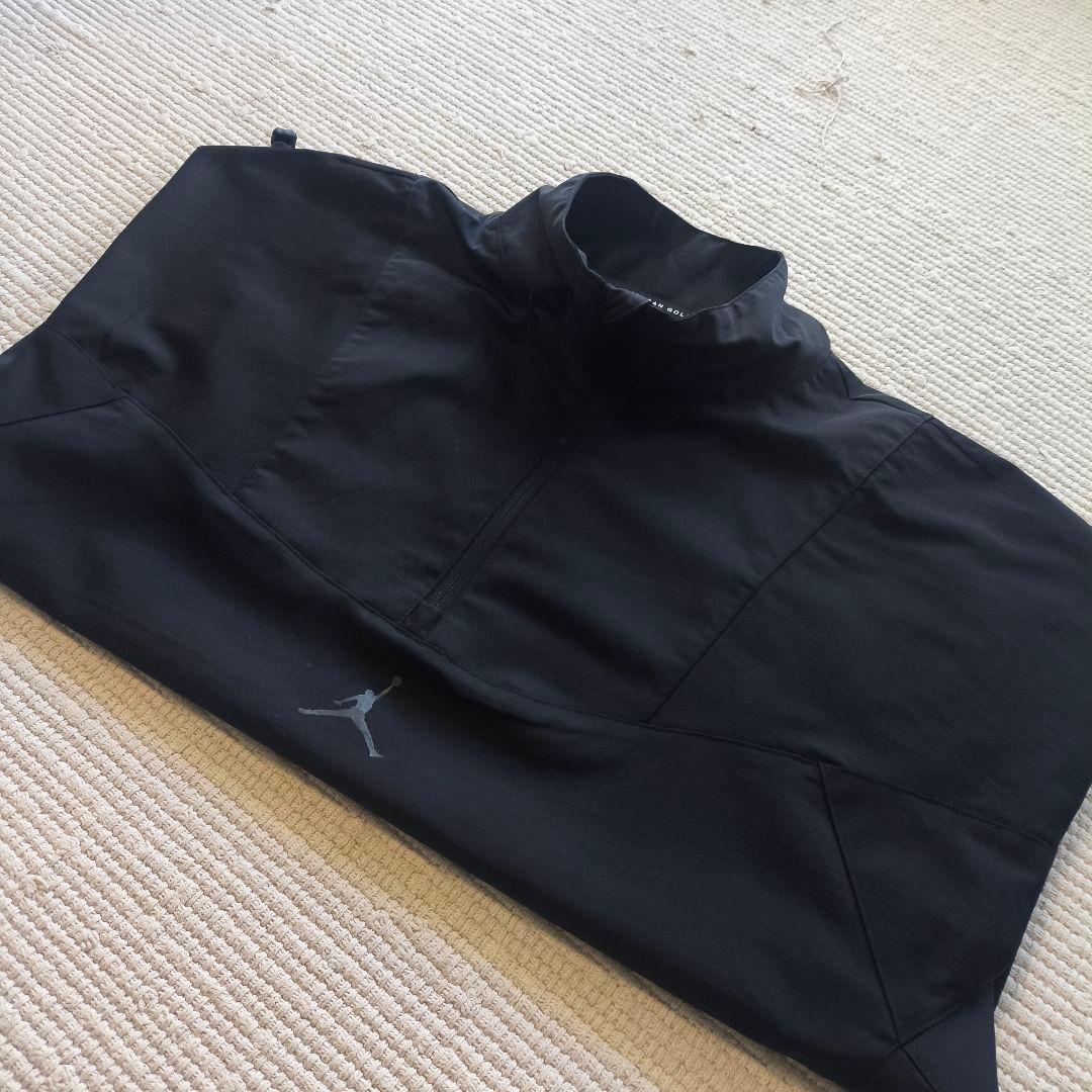 未使用　JORDAN GOLF　プルオーバー　ハーフジップ　ジャケット　黒　L