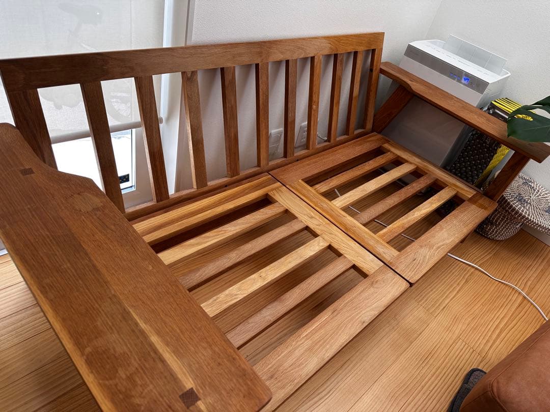 ソファ1610 2人掛け ライトブラウン NOCE