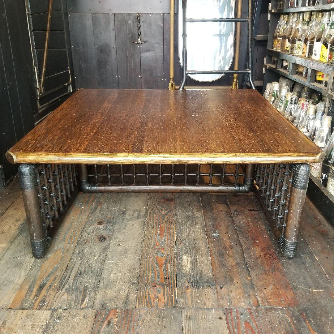 希少　1975's　B&B　アフラ&トビア・スカルパ　ラタン　テーブル