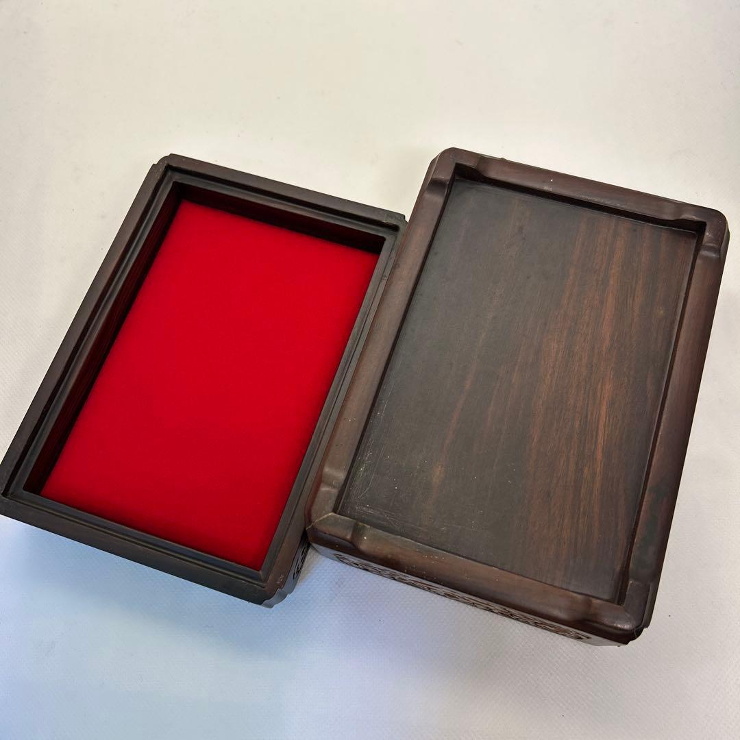 希少 まとめ売り 黒檀 アクセサリーケース 文箱 ジュエリー 長方形 八角形