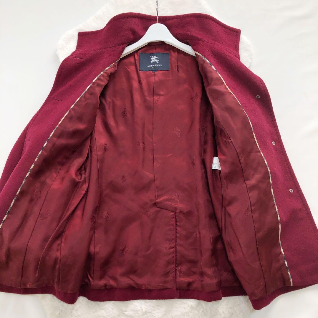 BURBERRY*バーバリーロンドン　上質アンゴラコート　大きいサイズ44