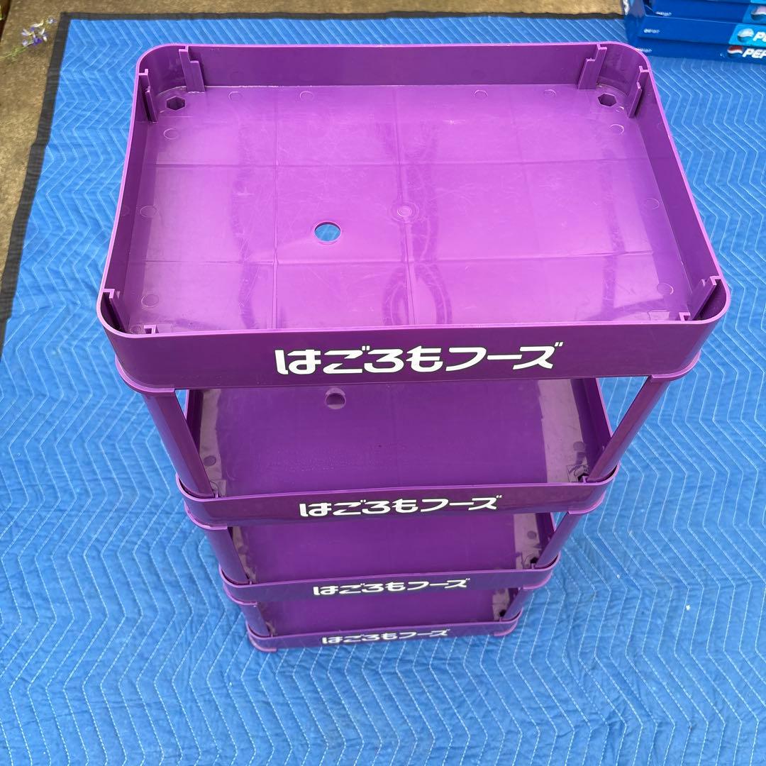 C013はごろもフーズ　プラスチック収納ラック　レア