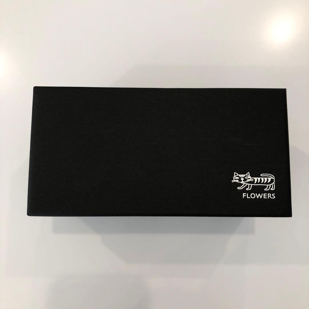 新品・人気作家FLOWERS 有田焼 猫 花器 仁王立ち 染付シリーズ 箱付き