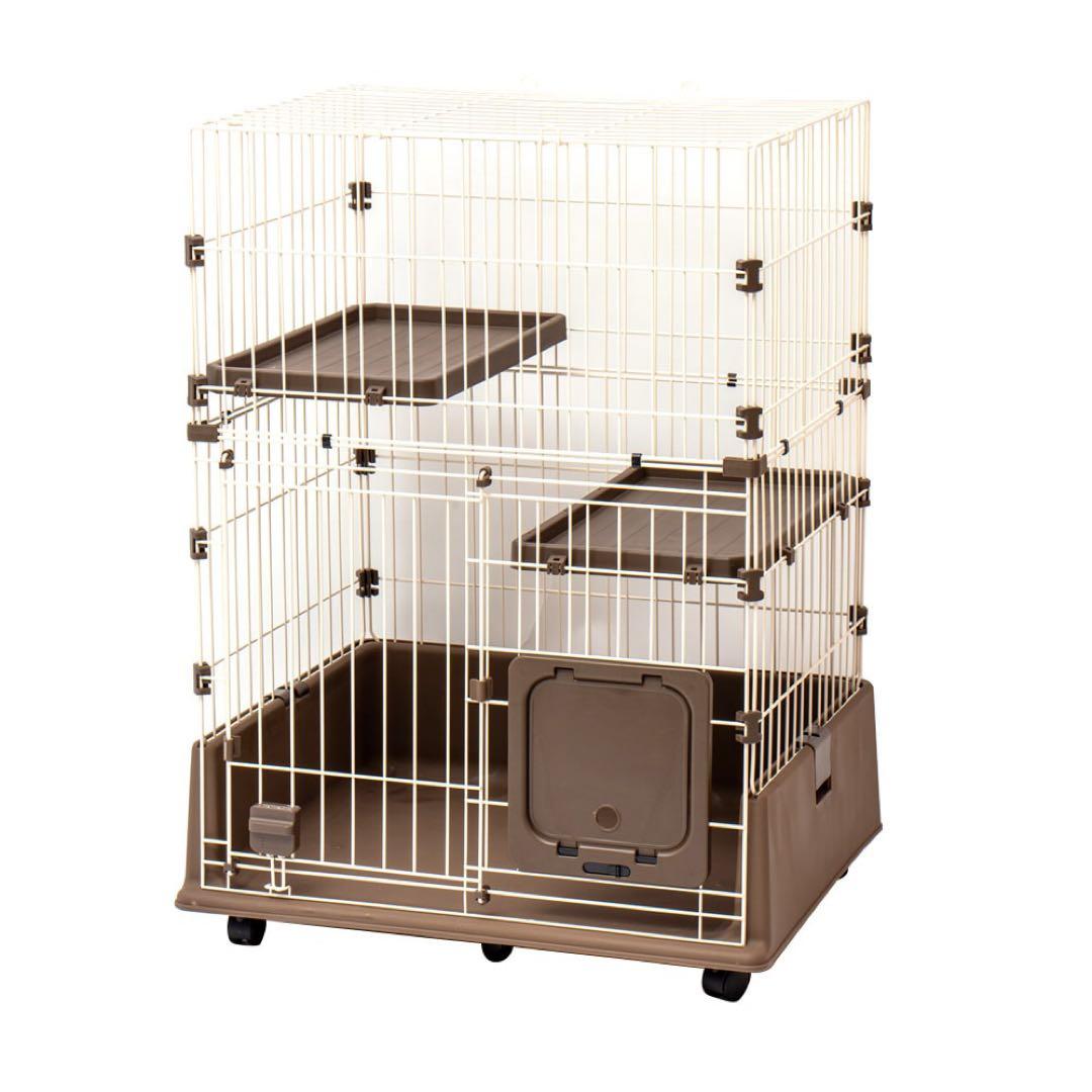 キャットケージ　コンパクトタイプ　キャスター付き