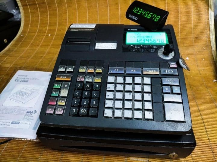 カシオレジスター　TE-2800　フル設定無料特殊25部門　772222
