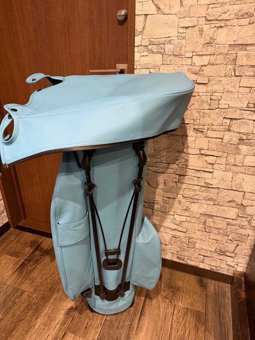 monzee 水色 ゴルフバッグ