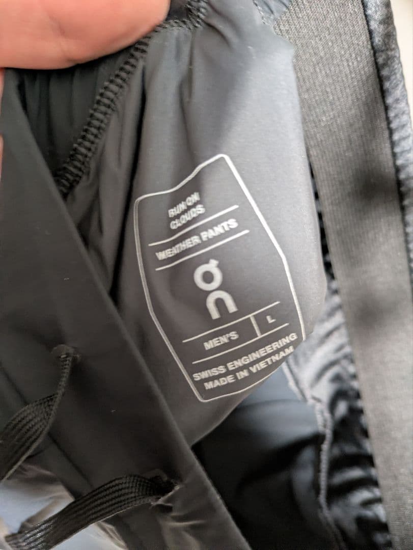 On Weather Pants メンズ L ブラック