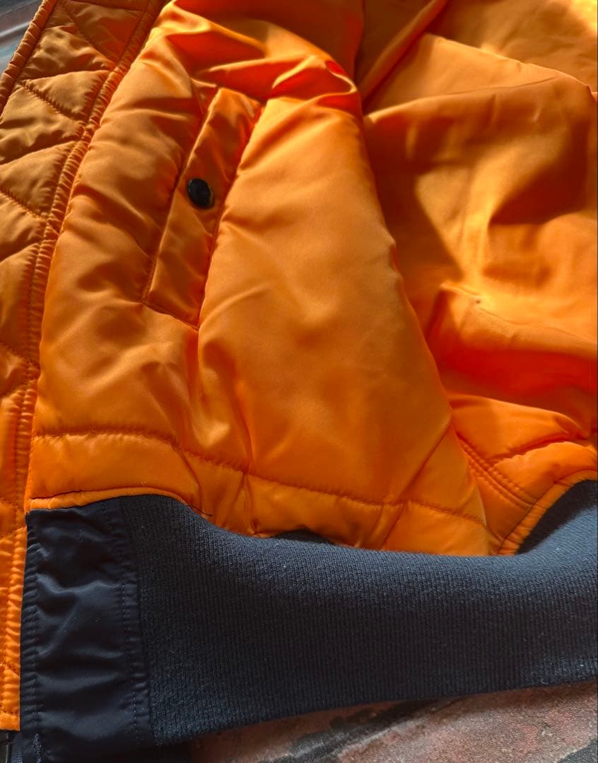 ALPHA INDUSTRIES MA-1 フライトジャケット L ネイビー