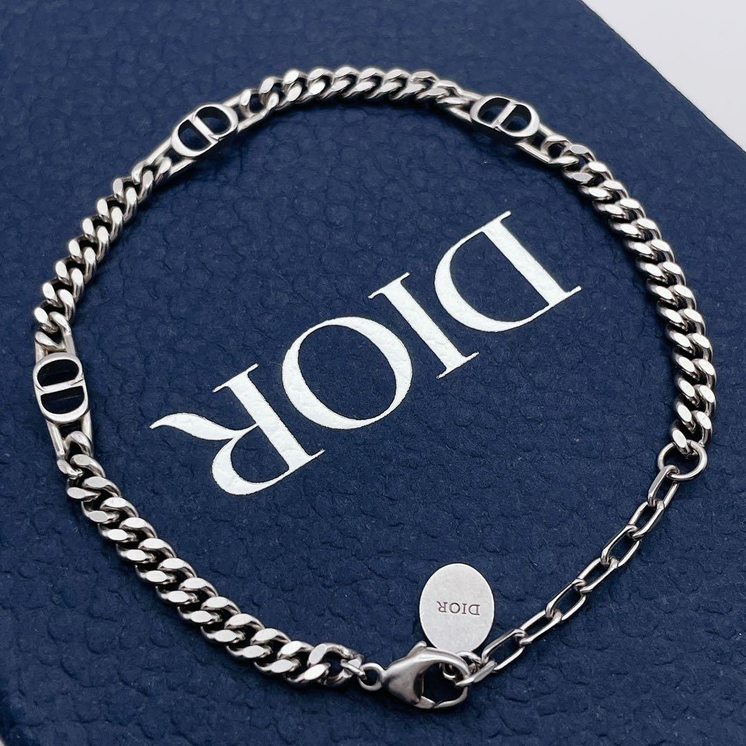 Christian Dior ブレスレット　アイコン　CD シルバー925 喜平