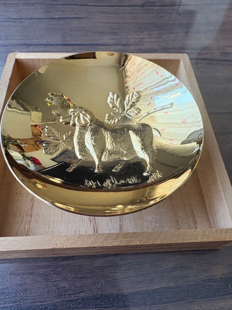 盃 金メッキ24K