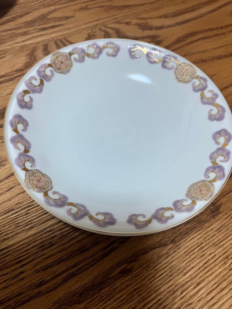 清水焼　京焼　東哉　音羽窯 6寸皿(中皿)　5枚セット