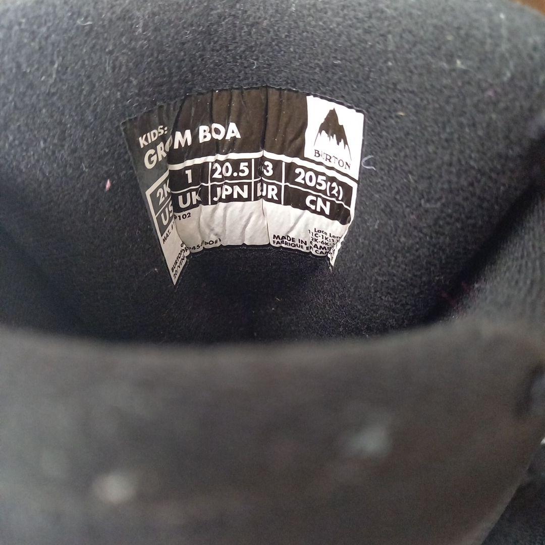 Burton BOA スノーボードブーツ 子ども用 ブラック