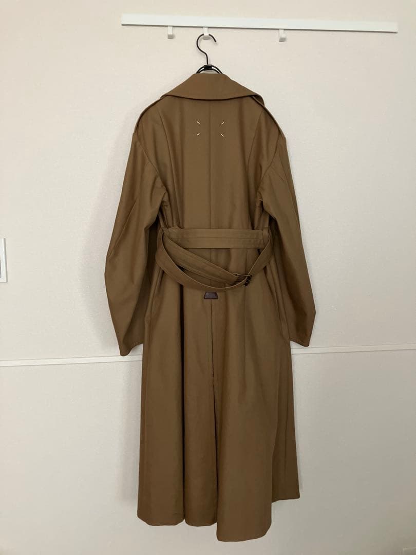 【極美品】白タグ メゾンマルジェラ トレンチコート オーバーサイズ 42