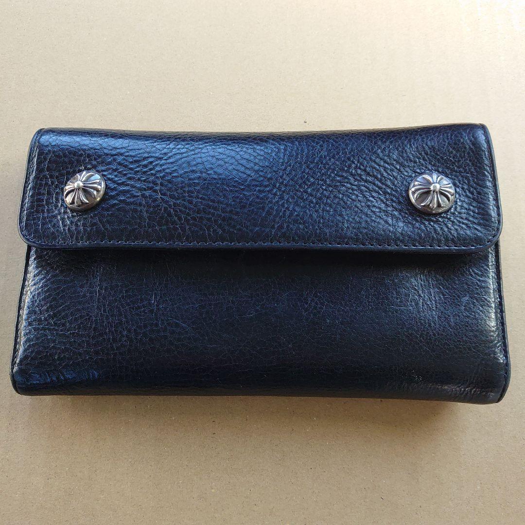 wクロムハーツ ウォレット黒