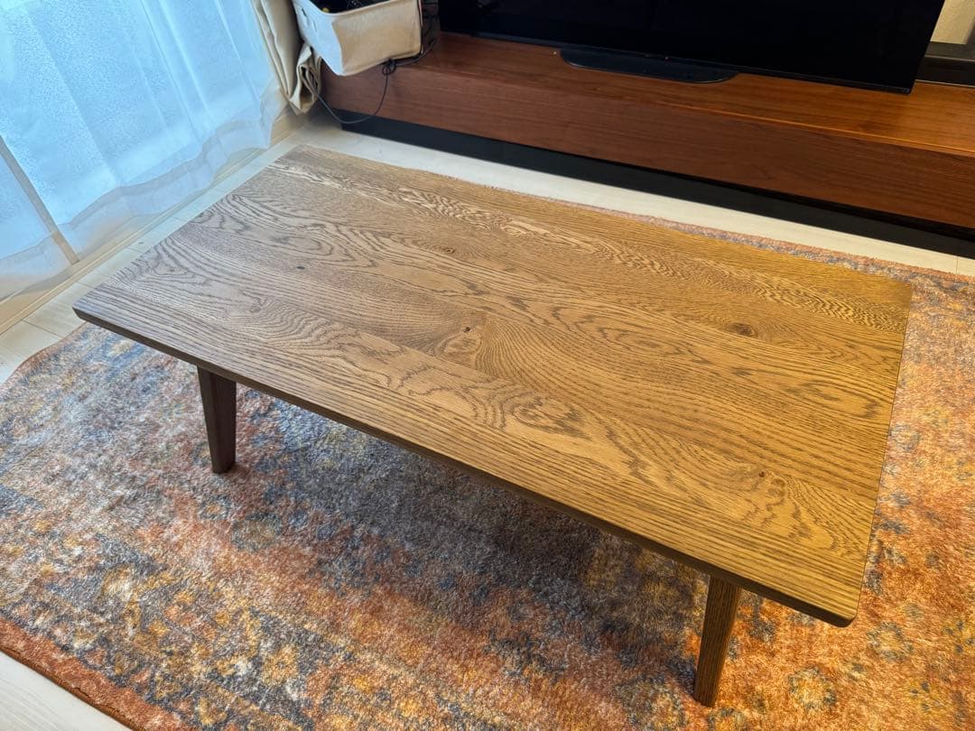 unico ADDAY ローテーブル オーク