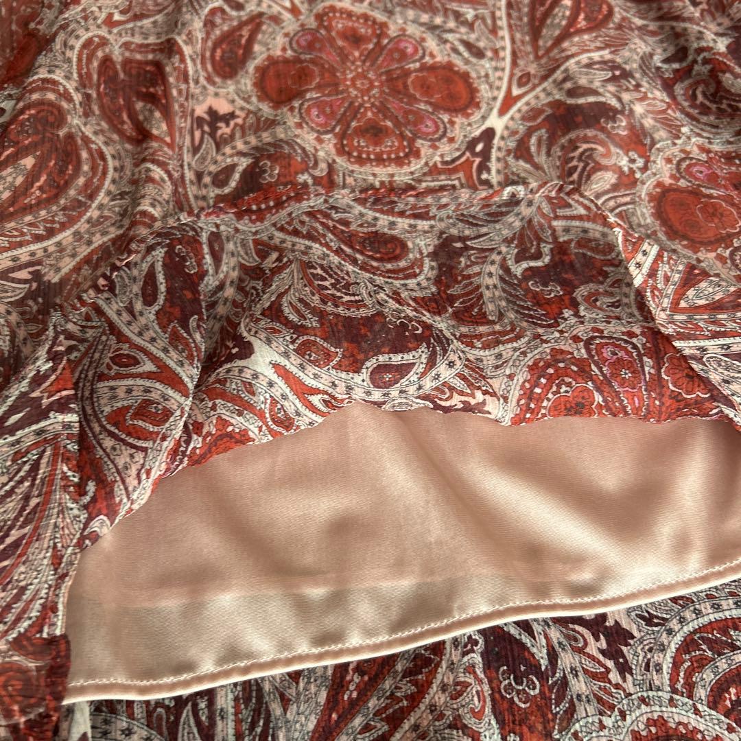 美品ANAYI 楊柳ペイズリーオールインワン36サイズ