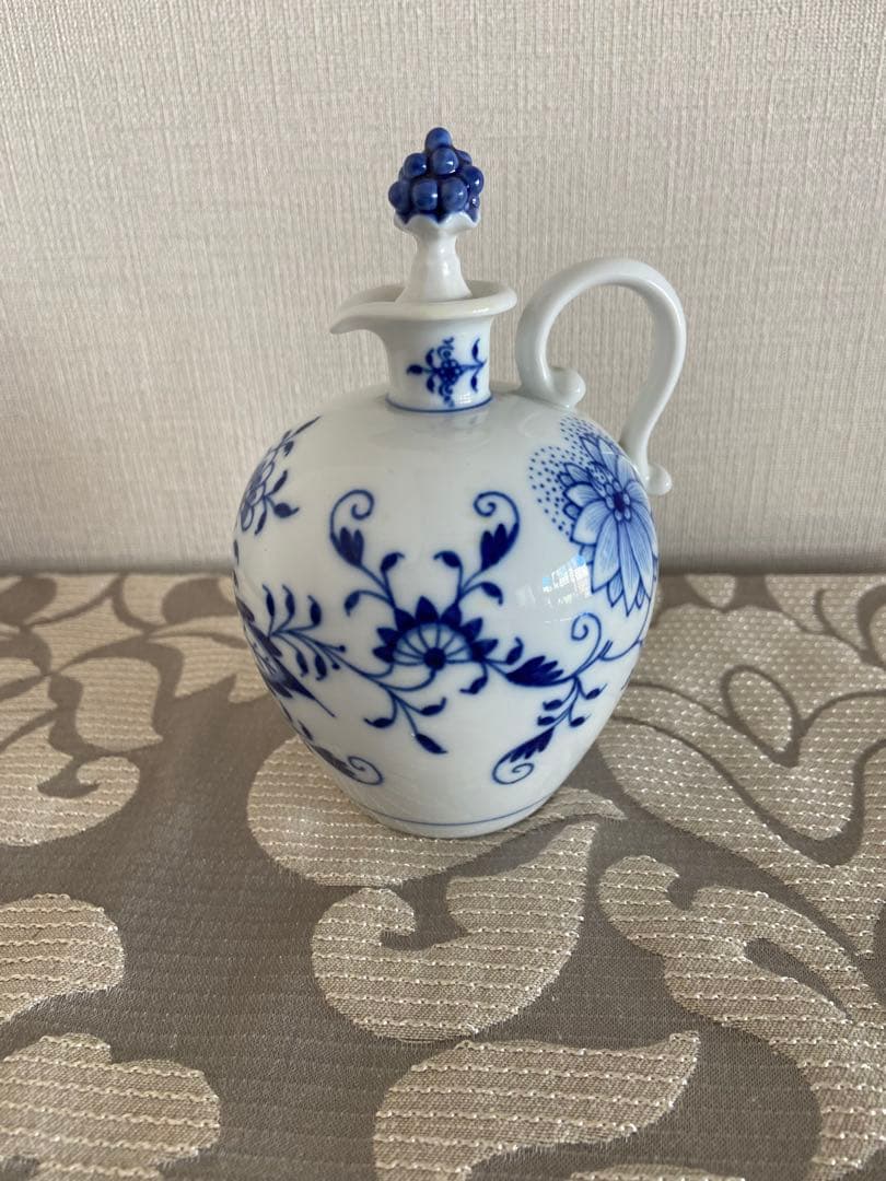 マイセンMeissen ブルーオニオン　リキュールボトル　新品未使用品