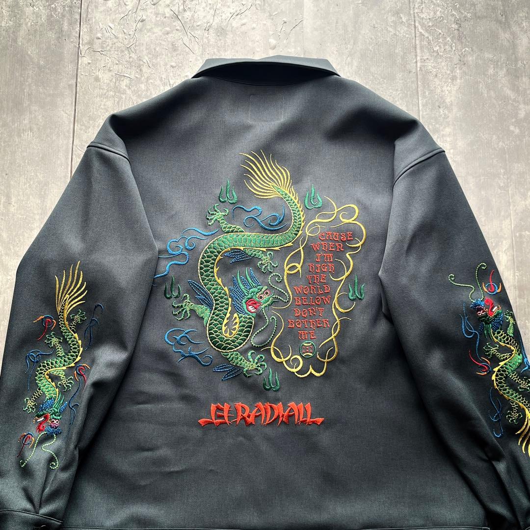 極美品　RADIALL UP IN SMOKE SOUVENIR JACKET