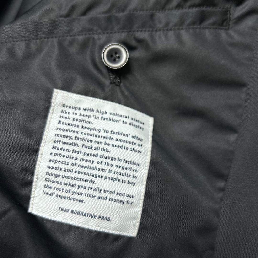 美品 1度着用 2024年 定価10万 NONNATIVE ゴアテックスコート