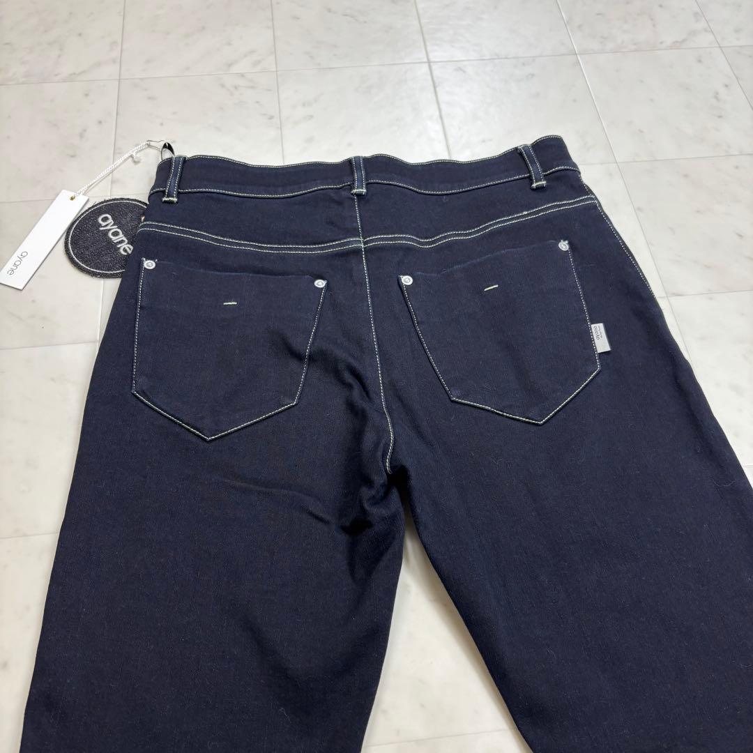 ayane★新品★裏起毛スキニーデニム ネイビー
