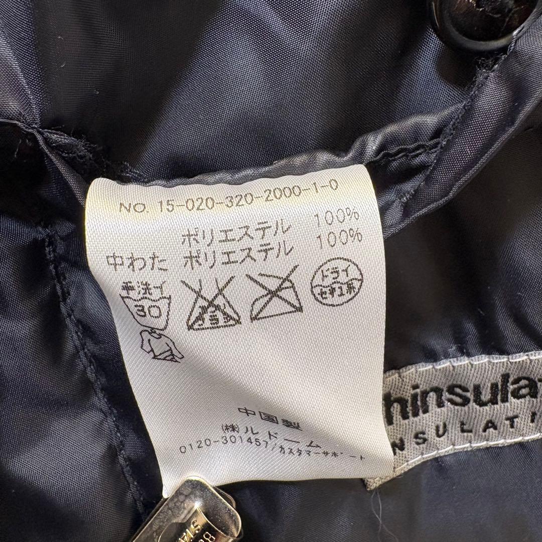 極美品 EDIFICE イタリア生地カノニコ チェスターコート ライナー付48