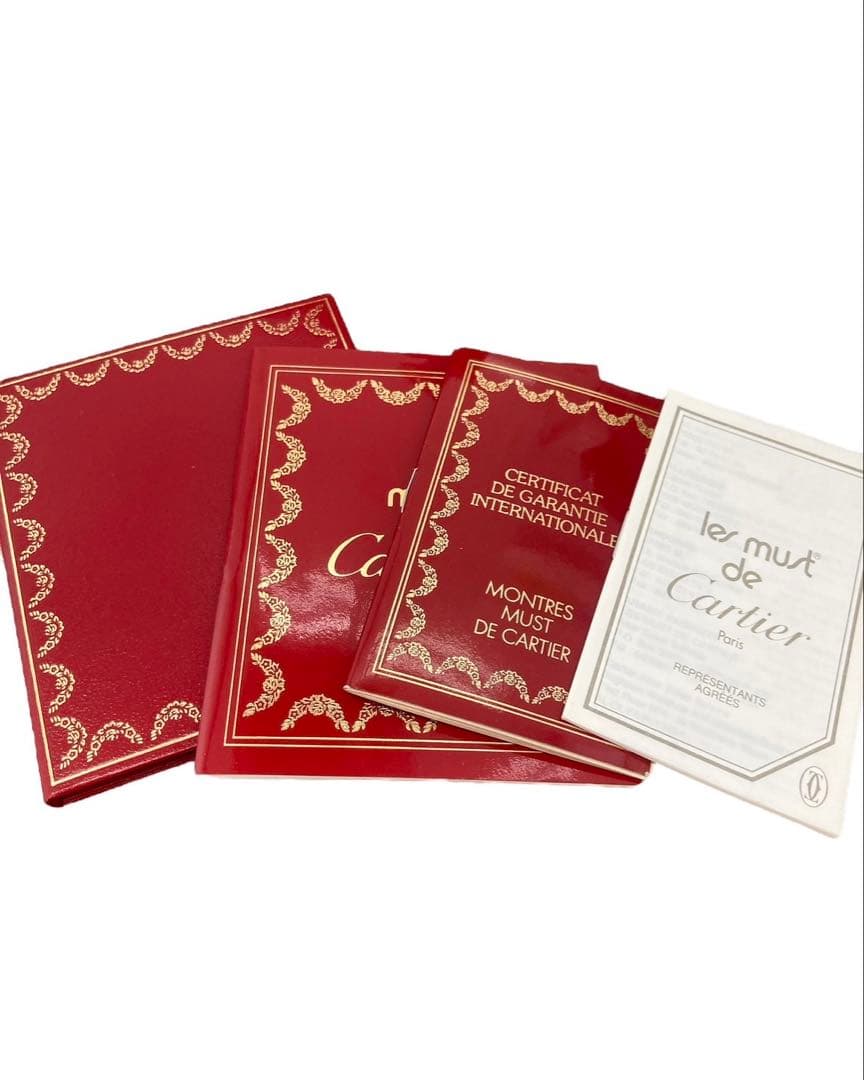 カルティエ マストタンクヴェルメイユ 925 5057001 電池交換済 (Ｏ)