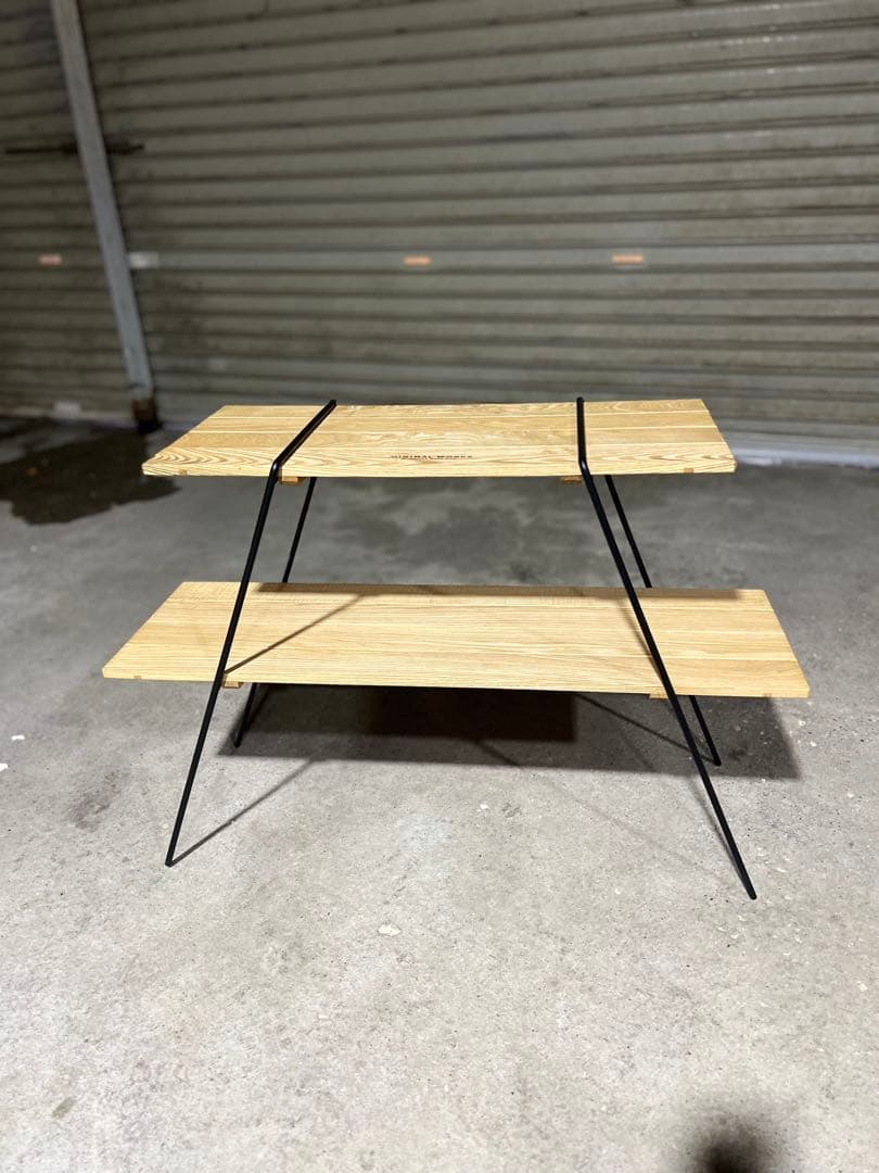 ミニマルワークス　モカシェルフ　キャンプ