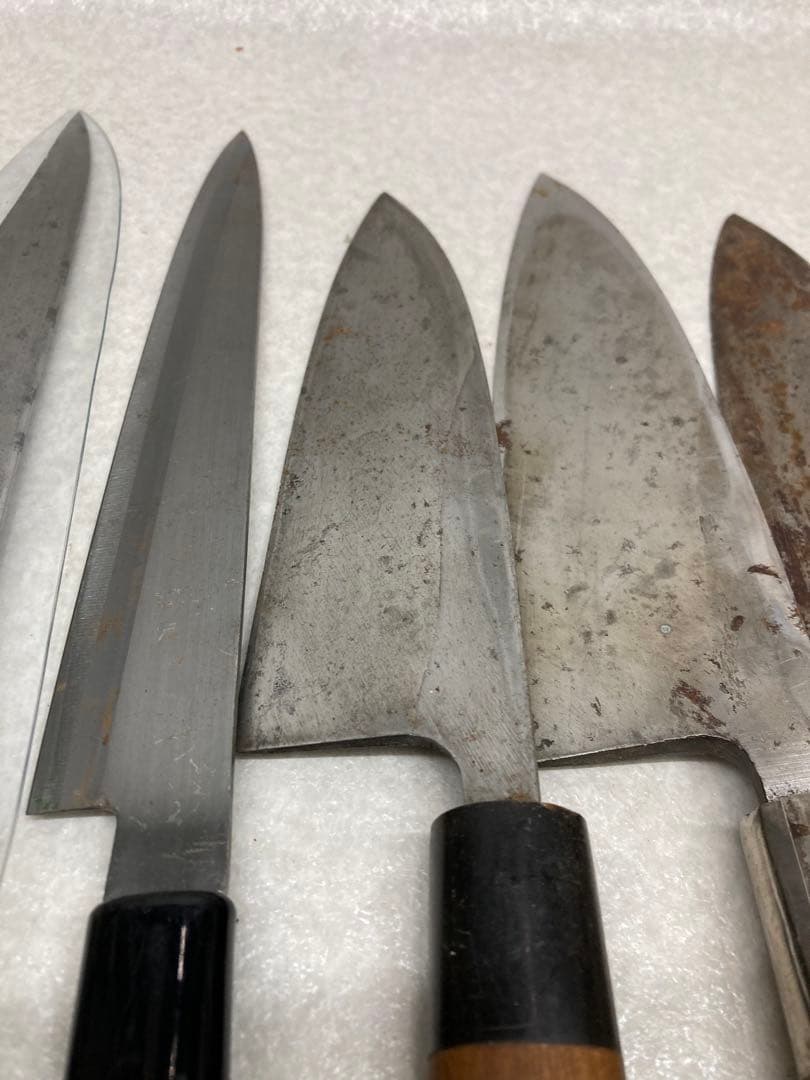 佐文作 兼篤 牛刀 包丁 関孫六 木臣 白寿作 出刃包丁 東京 上興 7本まとめ