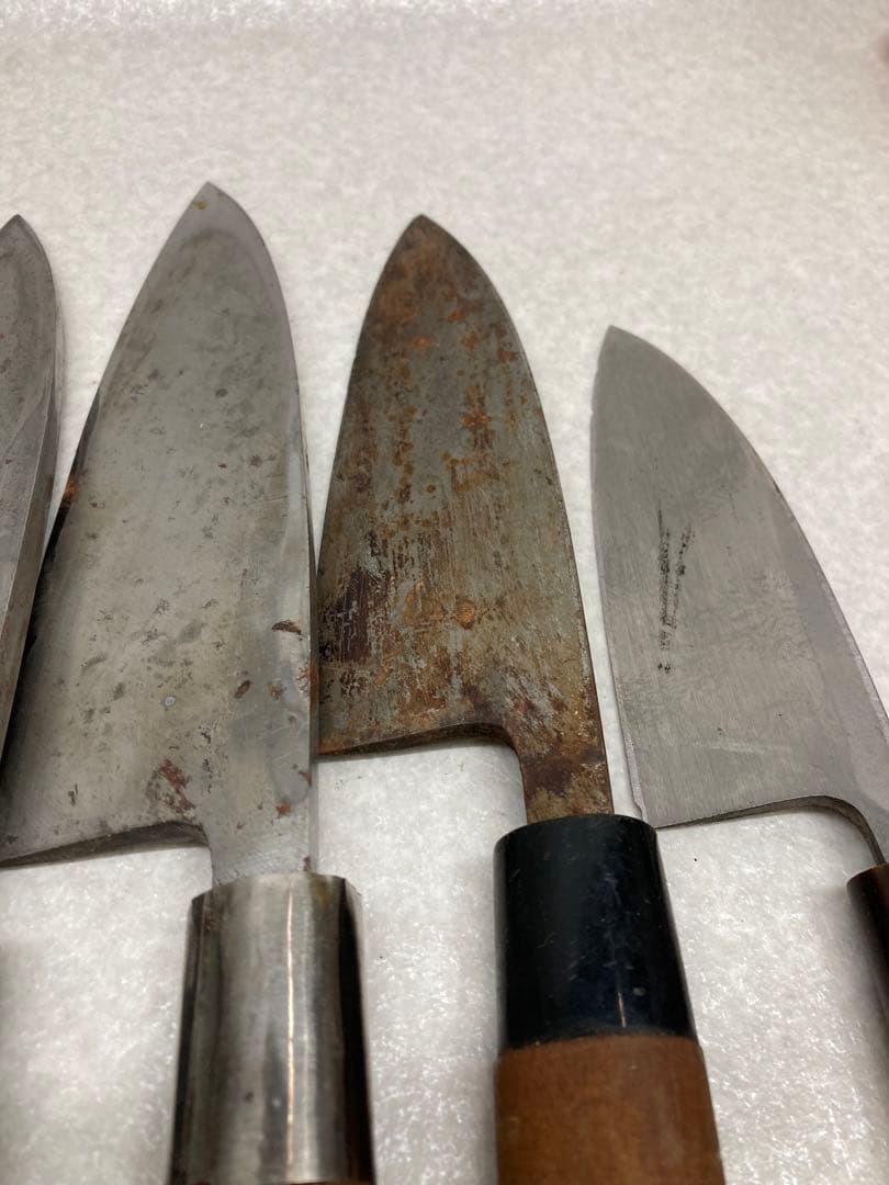 佐文作 兼篤 牛刀 包丁 関孫六 木臣 白寿作 出刃包丁 東京 上興 7本まとめ