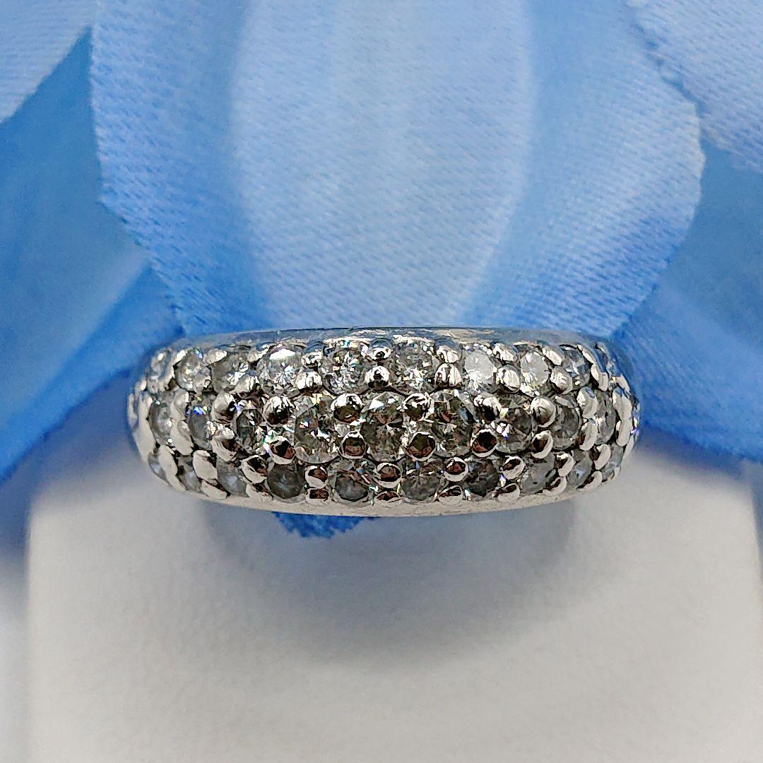 リリコ様1カラット パヴェリング 天然ダイヤモンドリング アンティークPt900