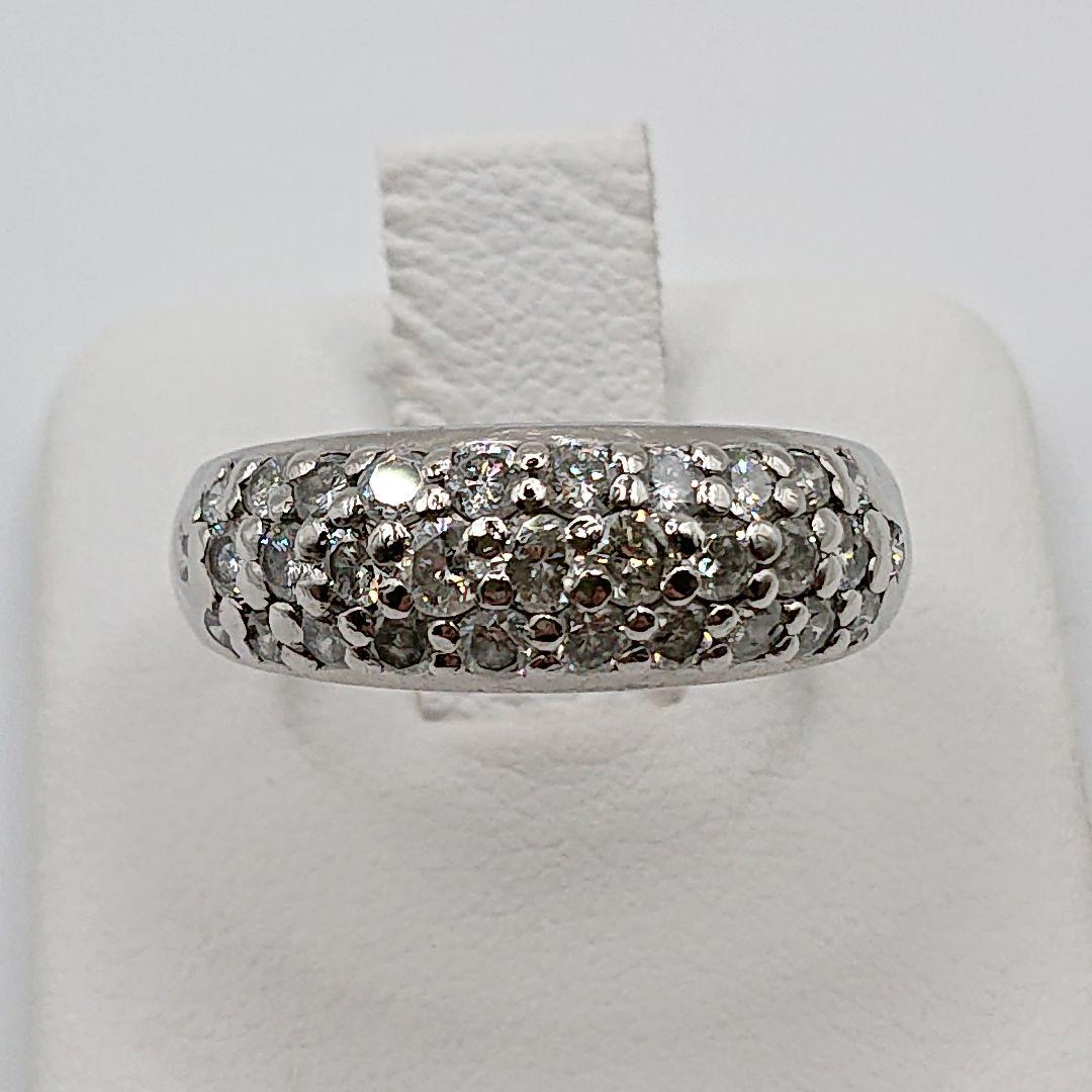 リリコ様1カラット パヴェリング 天然ダイヤモンドリング アンティークPt900