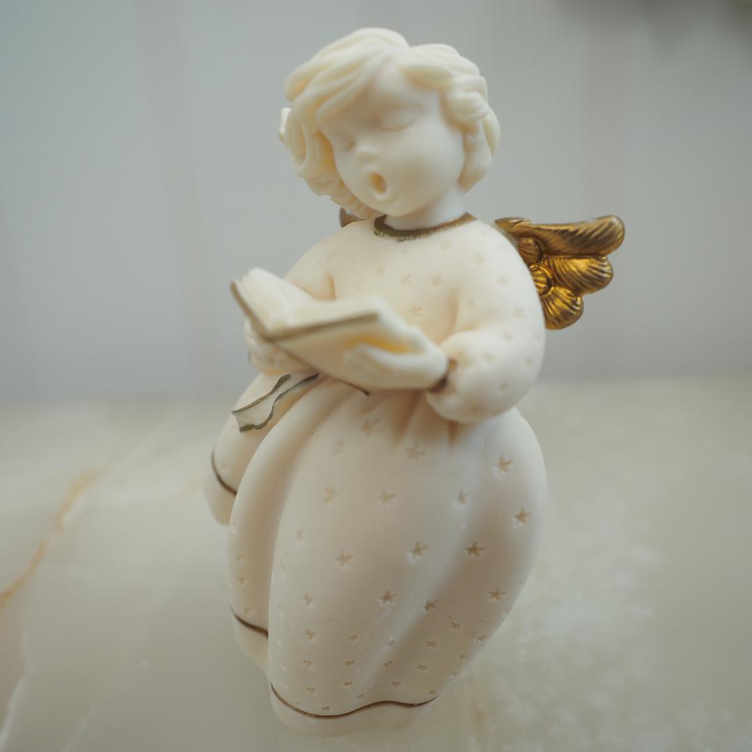 イタリア製　エンジェルキャンドルスタンド　３人セット　新品・送料無料