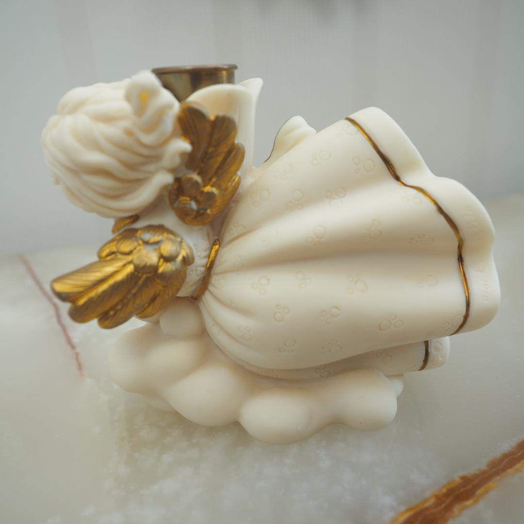 イタリア製　エンジェルキャンドルスタンド　３人セット　新品・送料無料