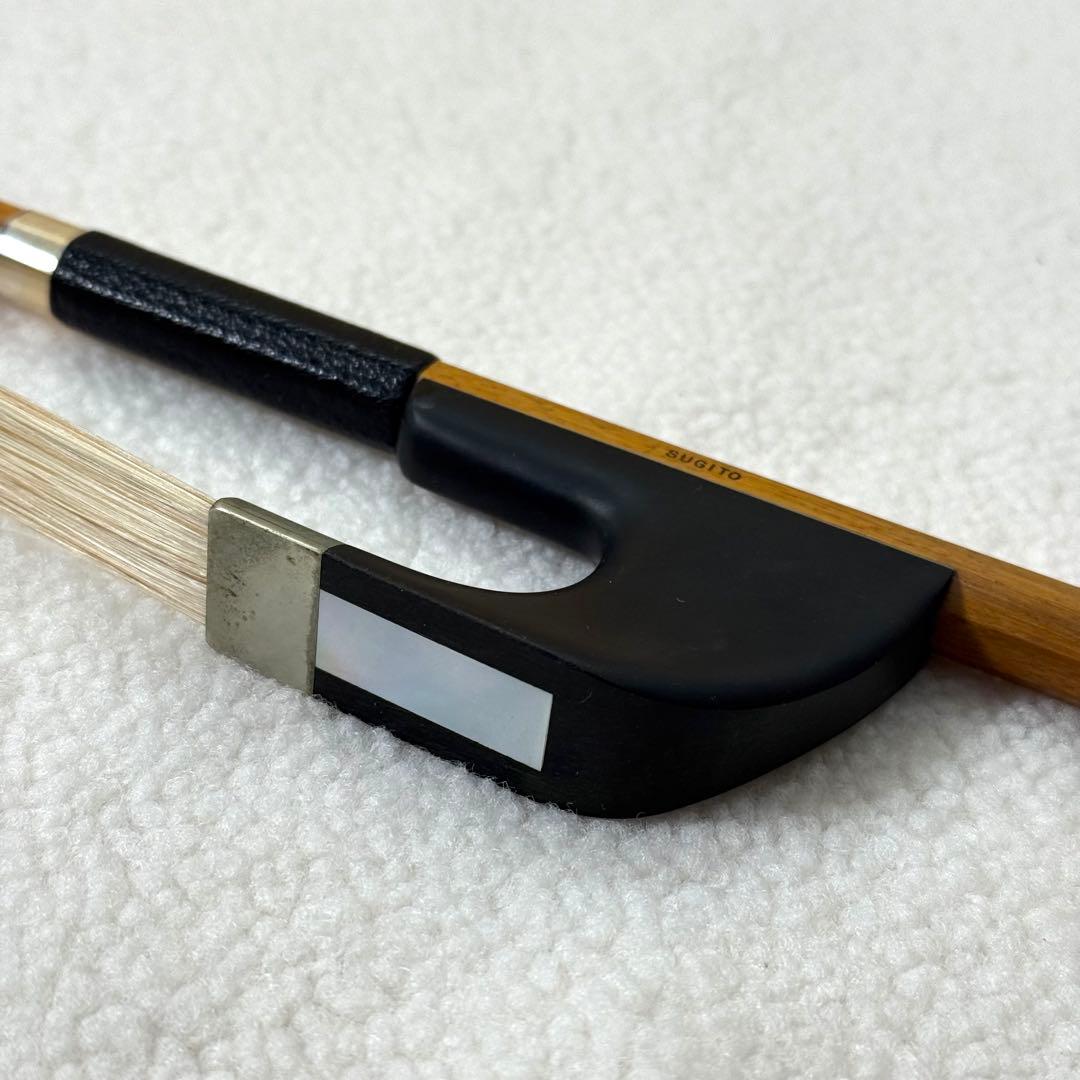 杉藤 SUGITO コントラバス弓 No.650 中古良品 箱付き