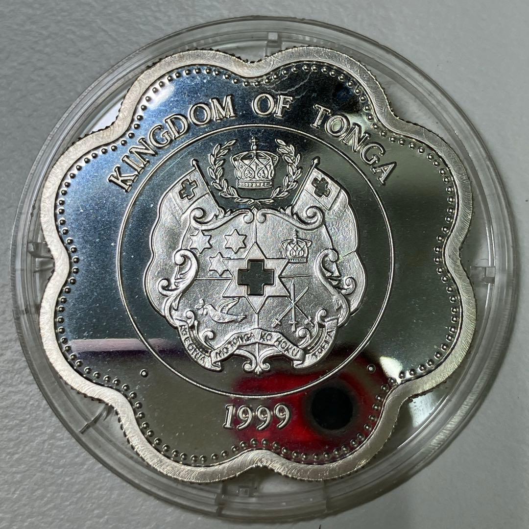 【未使用 銀貨】大型 美品 5枚 海洋国家 島国 プルーフ【レア】