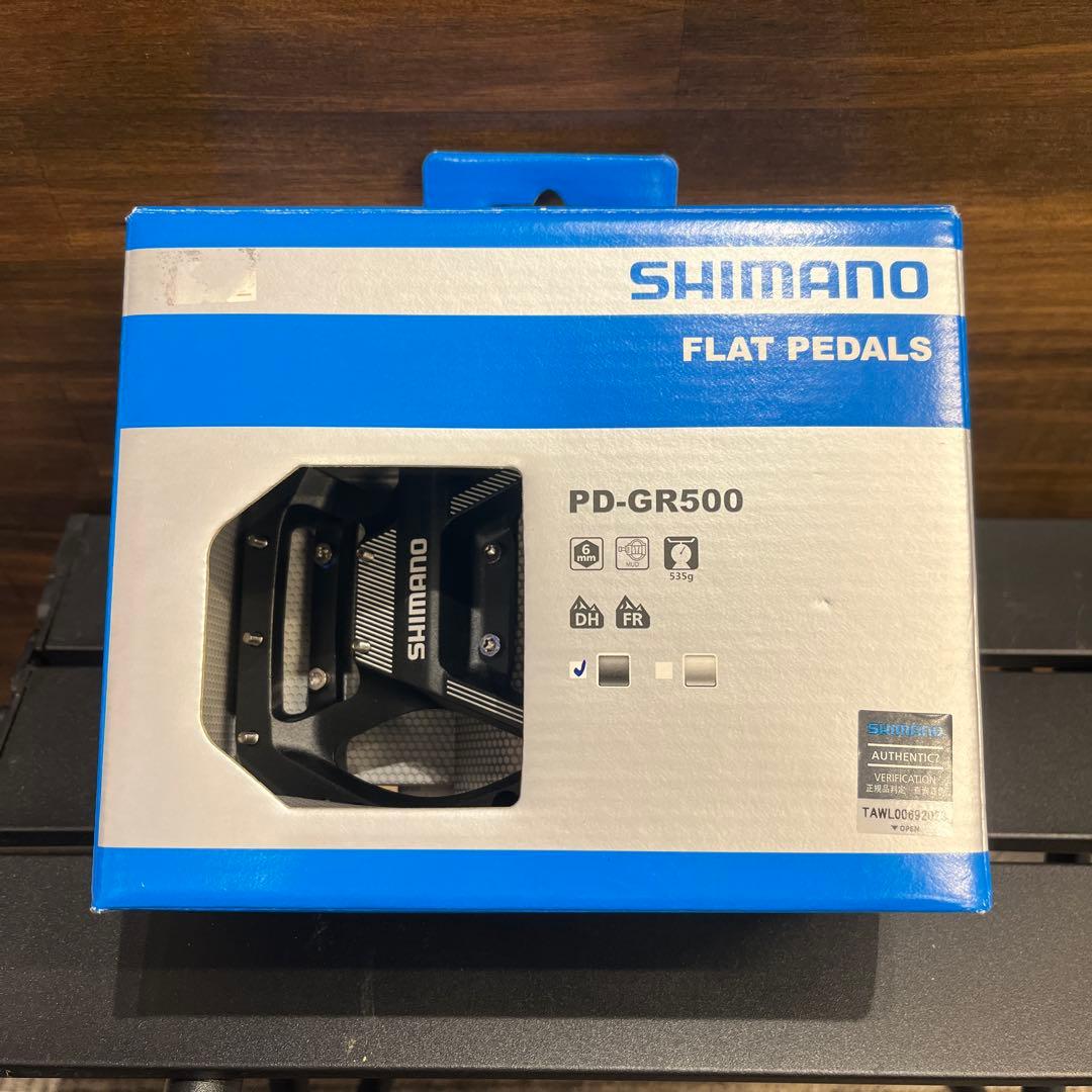 SHIMANO PD-GR500 フラットペダル ブラック