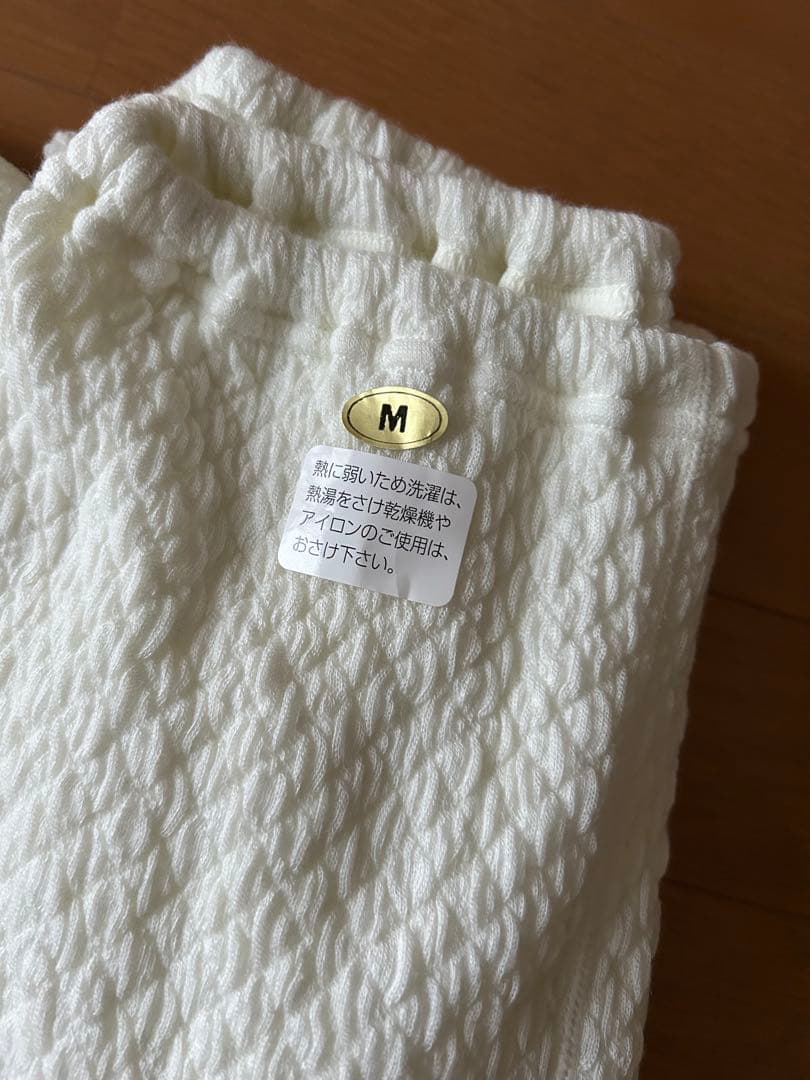 ひだまり　健康肌着 レディース　8分袖インナー　スラックス下　M