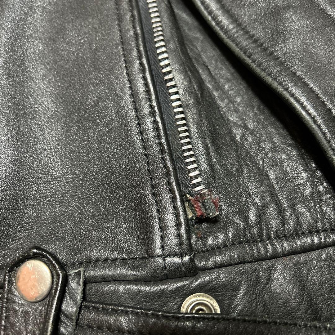 よ*か様 昭和革ジャンL横浜銀蝿キャロルクリームソーダクールスDカンブラックキャ