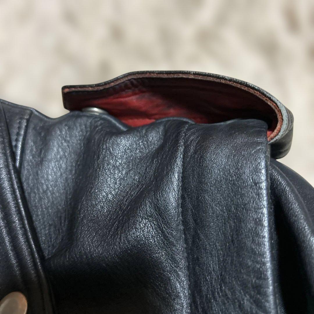 よ*か様 昭和革ジャンL横浜銀蝿キャロルクリームソーダクールスDカンブラックキャ