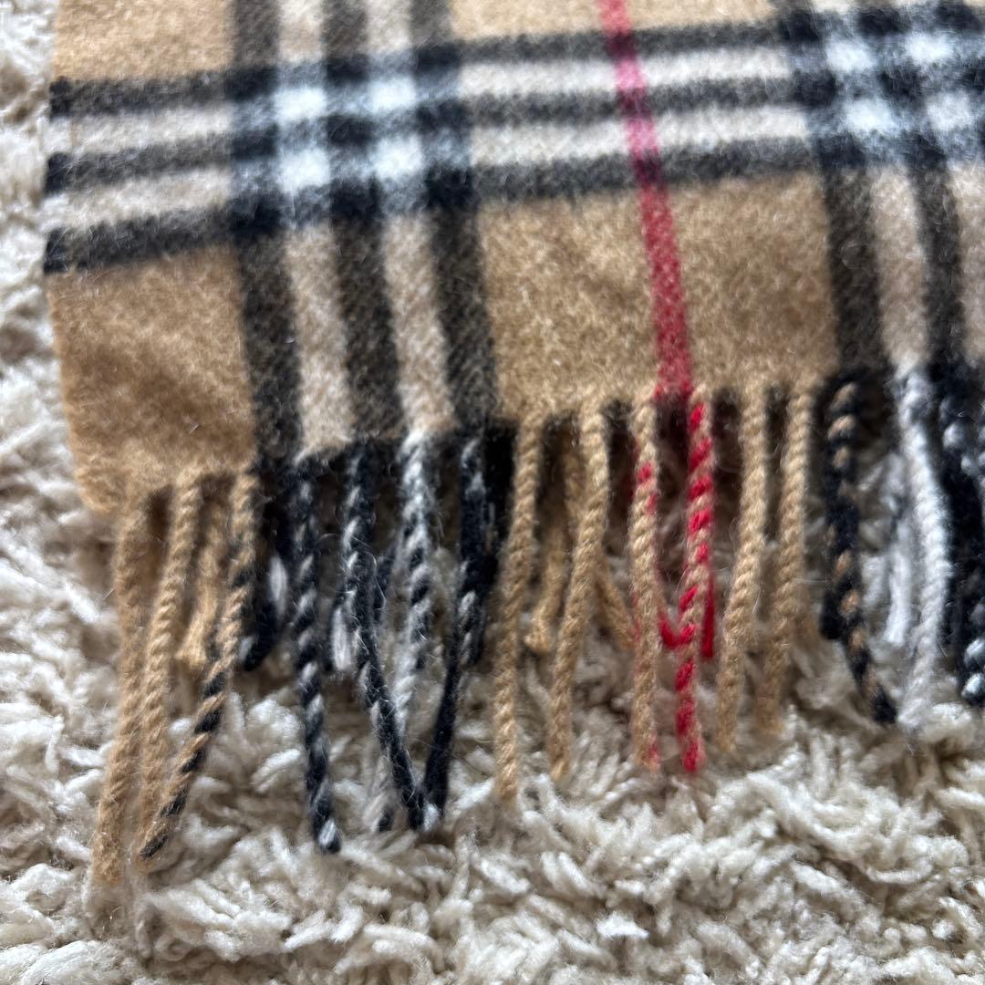 【極美品】BURBERRY バーバリー マフラー カシミヤ100% ノバチェック